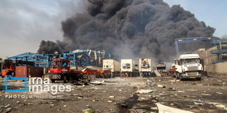 تمهیدات بانک مرکزی برای خسارت دیدگان حادثه آتش‌سوزی بندر شهید رجایی